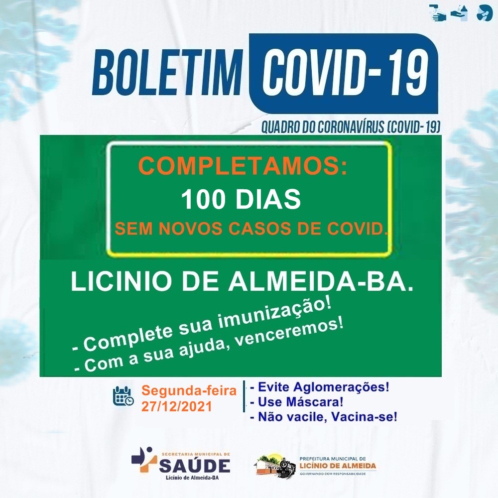 Boletim Covid 27/12/2021