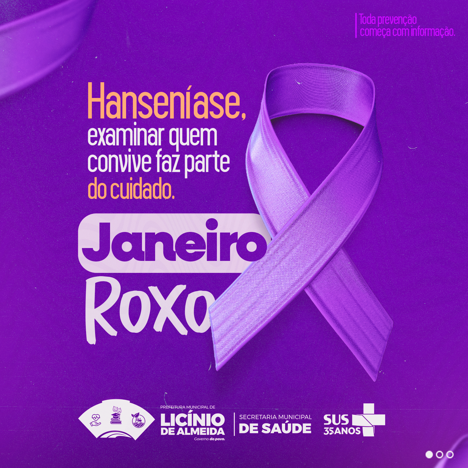 Hanseníase: informação, prevenção e cuidado.