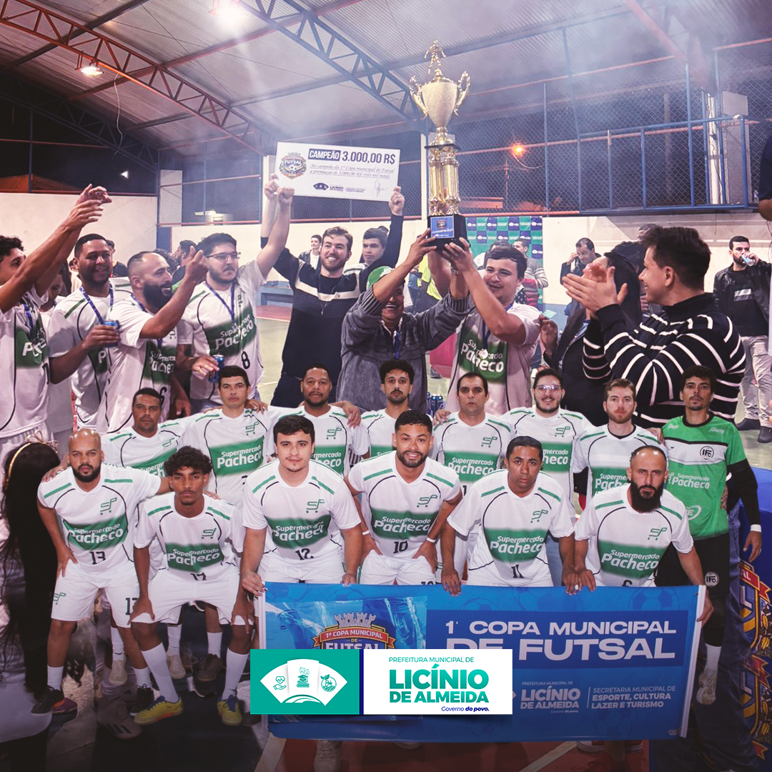 Grande final da 1ª Copa Municipal de Futsal de Licínio de Almeida