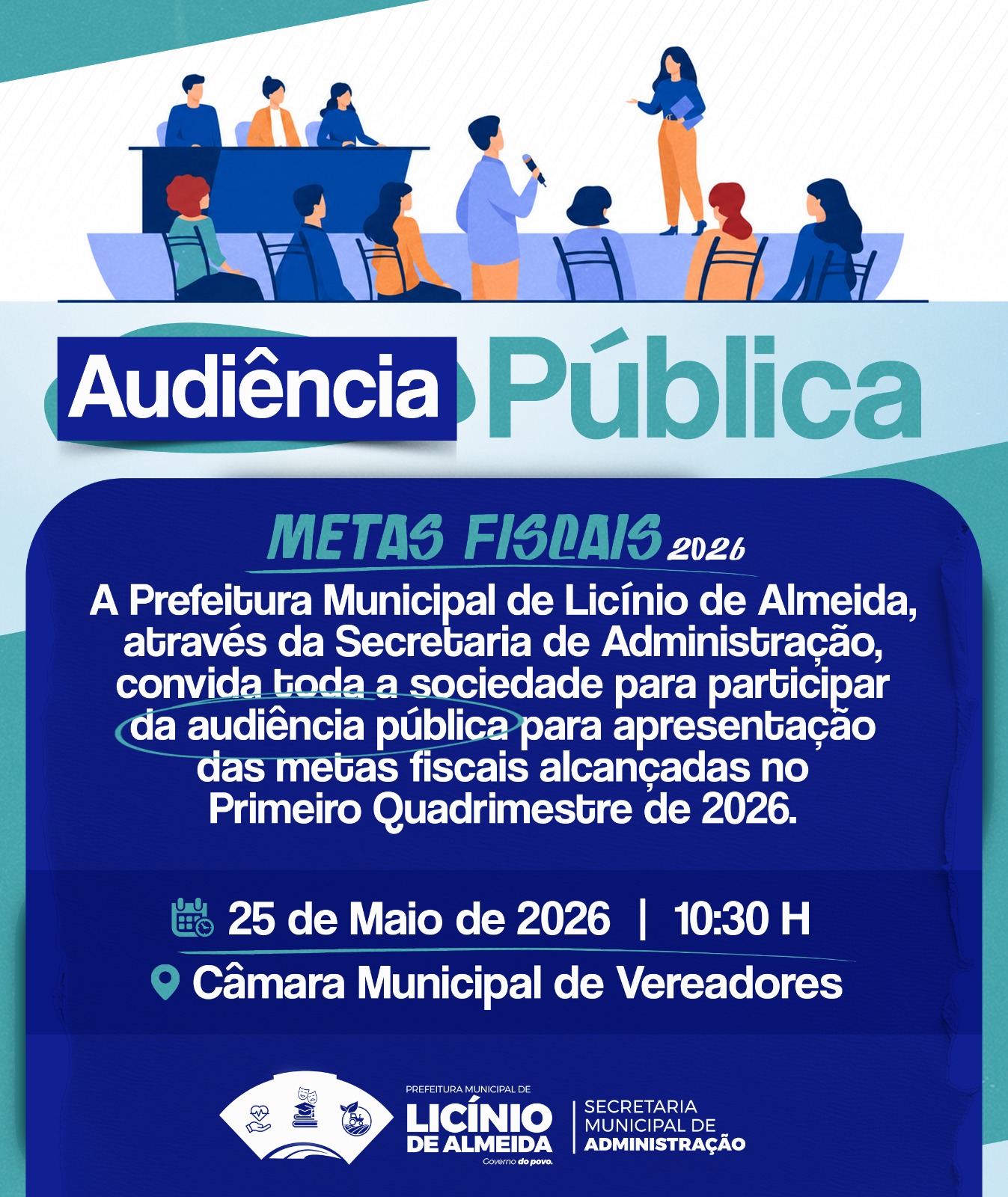 Audiência Pública - Metas Fiscais - Primeiro quadrimestre de 2026